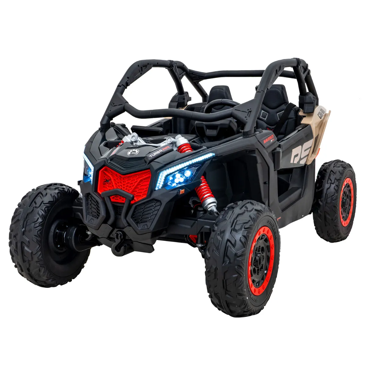 Buggy na Akumulator - CAN-AM Maverick Turbo RR 4x200W 2x24V/7Ah - Kolor Czarny
