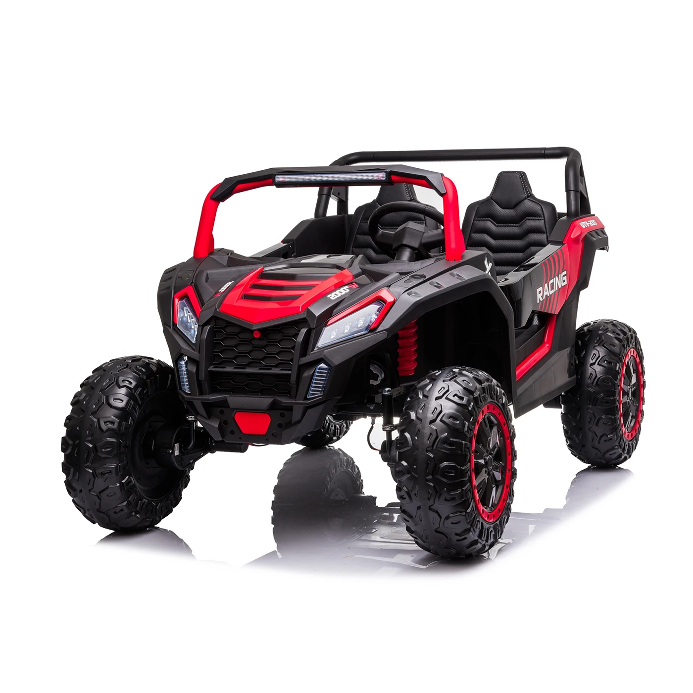 Buggy na Akumulator - UTV Racing A032 4x4 - 24V/7Ah 4x200W ATV - Kolor Czerwony - GIGANTEK XXL