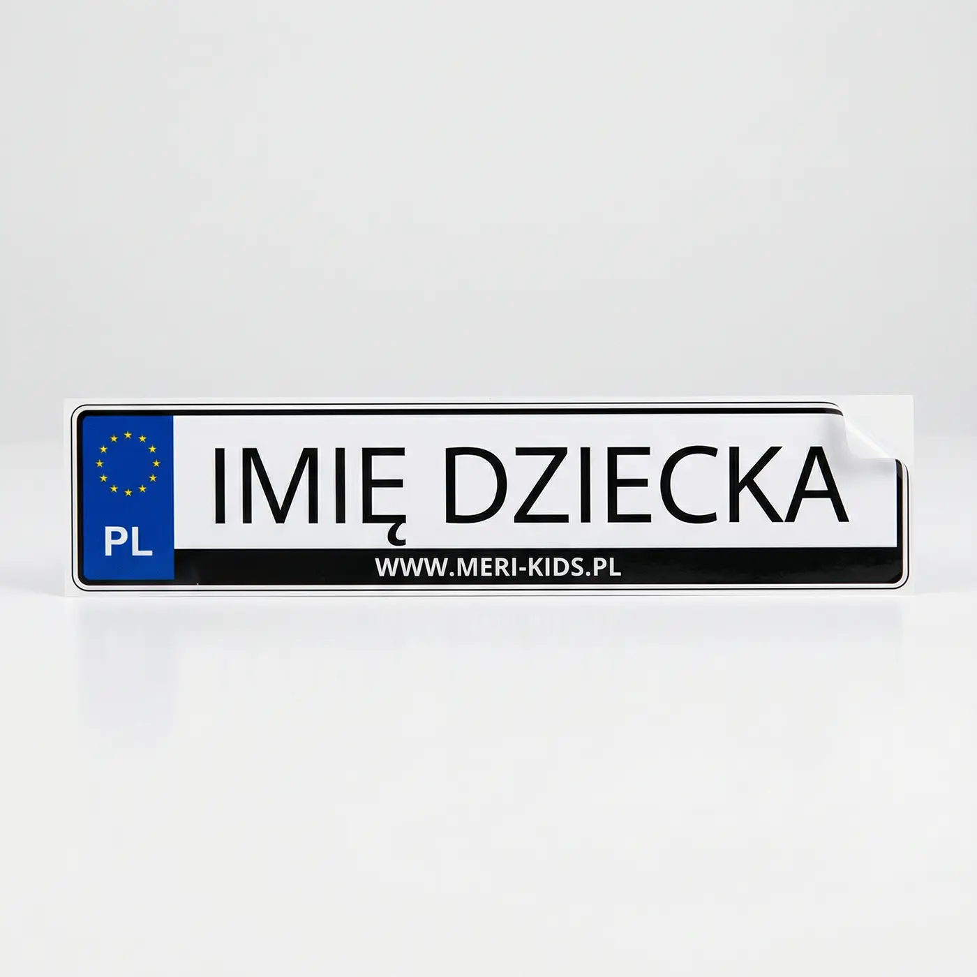 Tablica Rejestracyjna z Imieniem Twojego Dziecka - Prezent