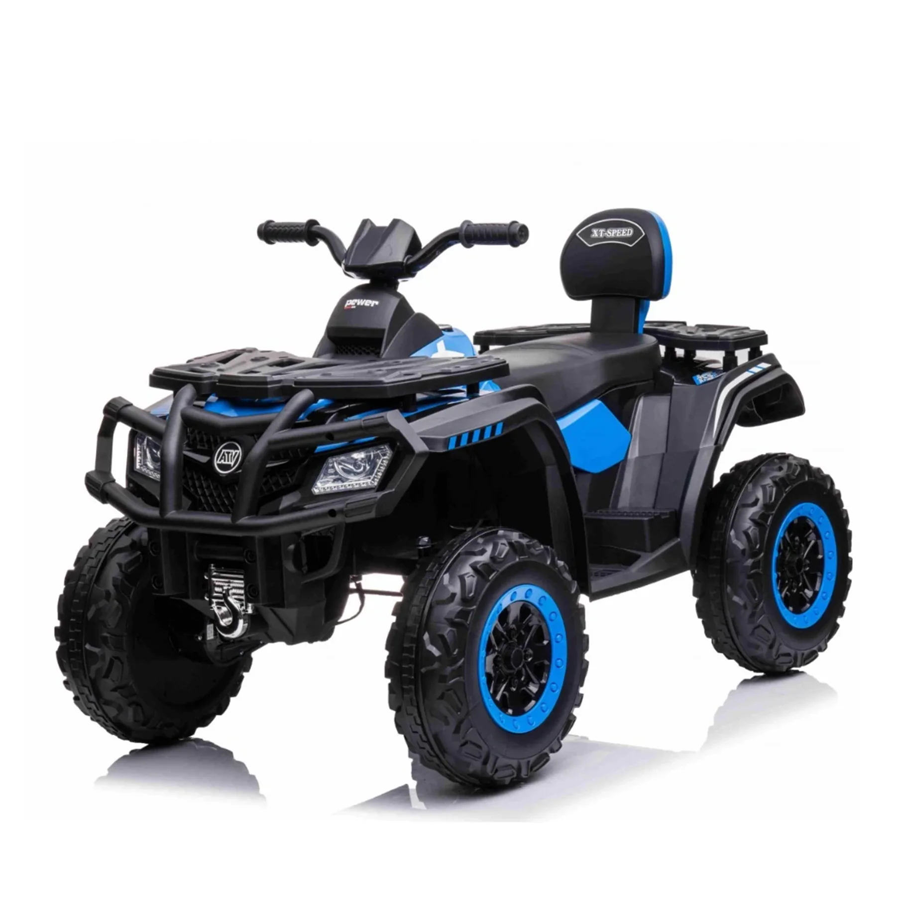 Duży Quad Elektryczny dla Dzieci - XT-SPEED S615 4x80W 24V/7Ah - Napęd 4x4  - Kolor Niebieski - TADZIO